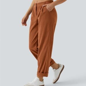 HALARA  Brown/Colar Corduroy Pants